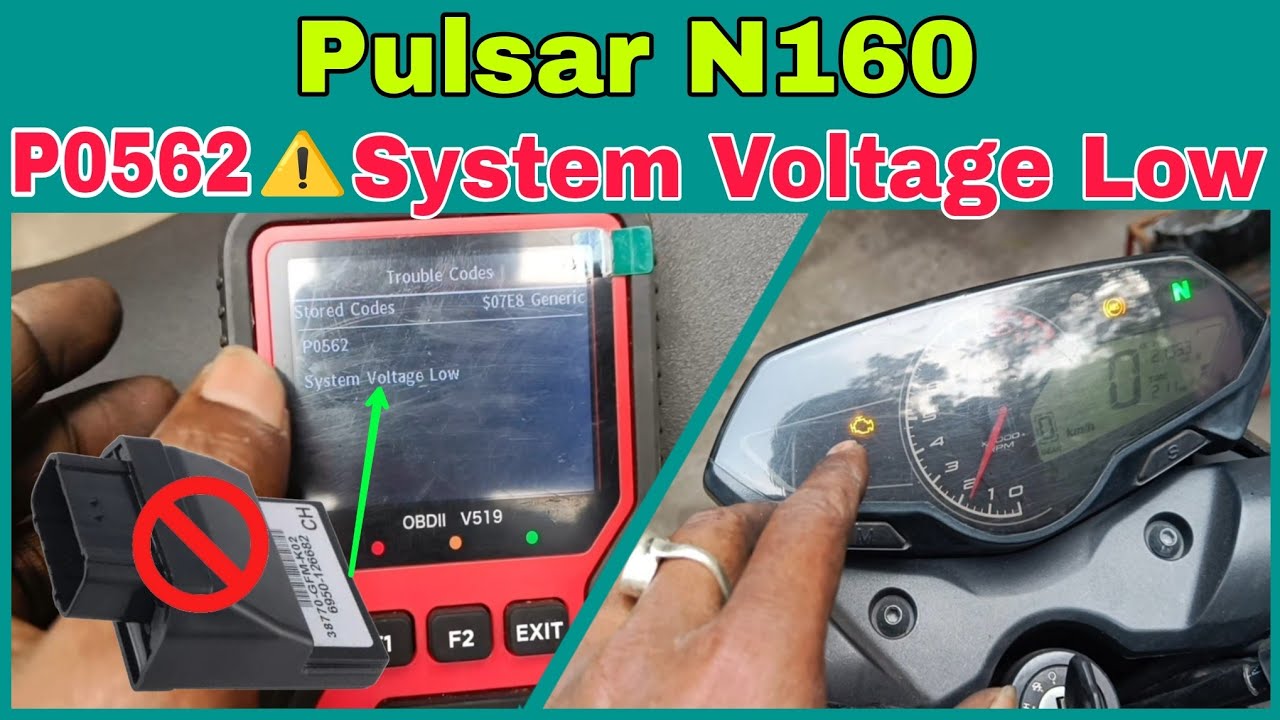 Pulsar N160 ECU Problem | P0562 System Voltage Low  | ARUPTOMOTIVE | #120