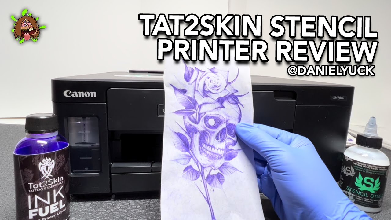 Обзор комплекта Tat2Skin Inkfuel Pixma GM2040 (Лучший трафаретный принтер?)