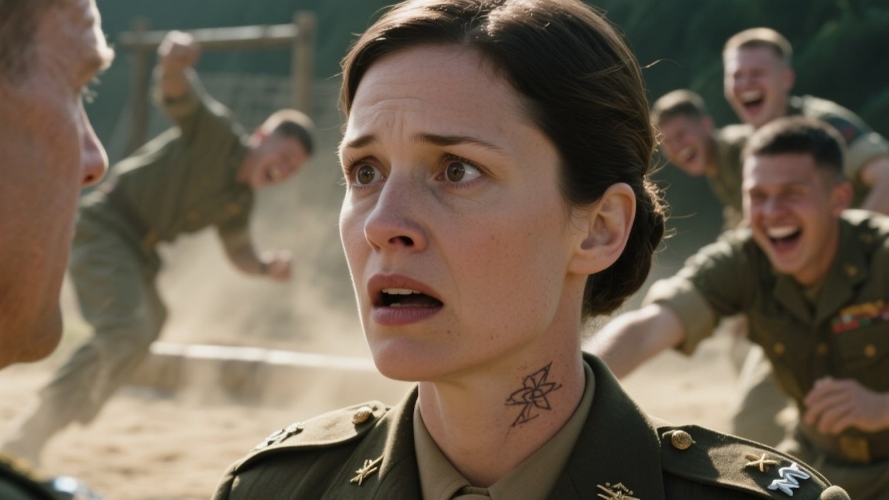 Boot Camp Cadets Mocked Her  Until the Colonel Saw Her Neck Mark and Turned Pale | Emotional Stories