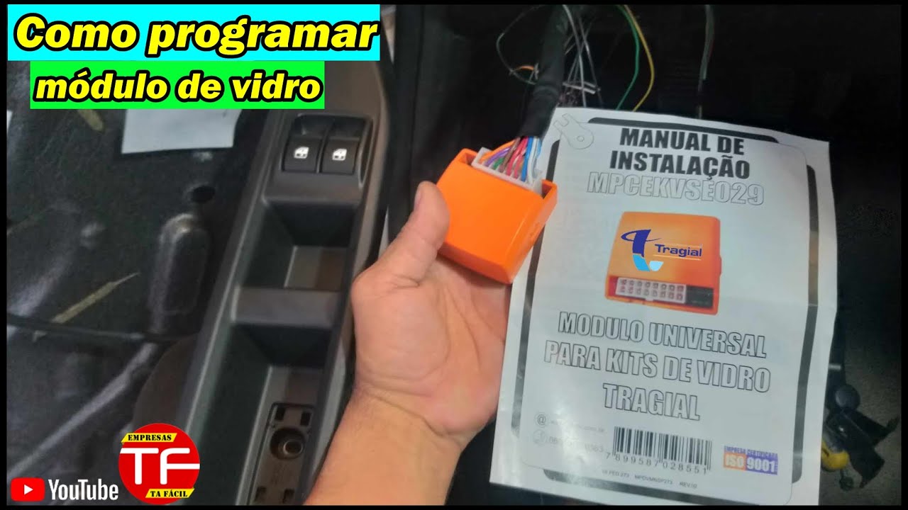 Como programar m&oacute;dulo de vidro el&eacute;trico Tragial