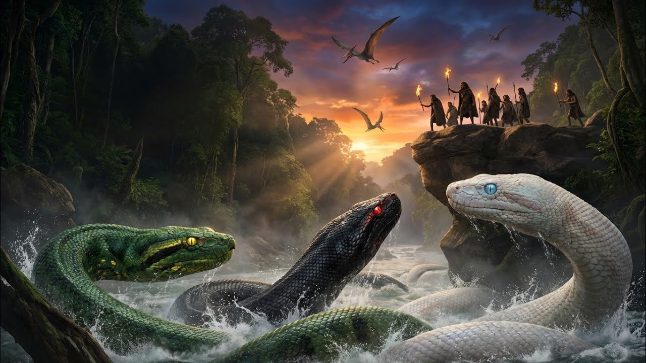 “You Won’t Believe This Jungle Fight: Giant Anaconda vs Silverback Gorilla!”