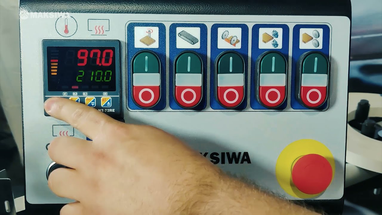 Automatic Edgebander CBC.T TITANIUM - First Adjustments