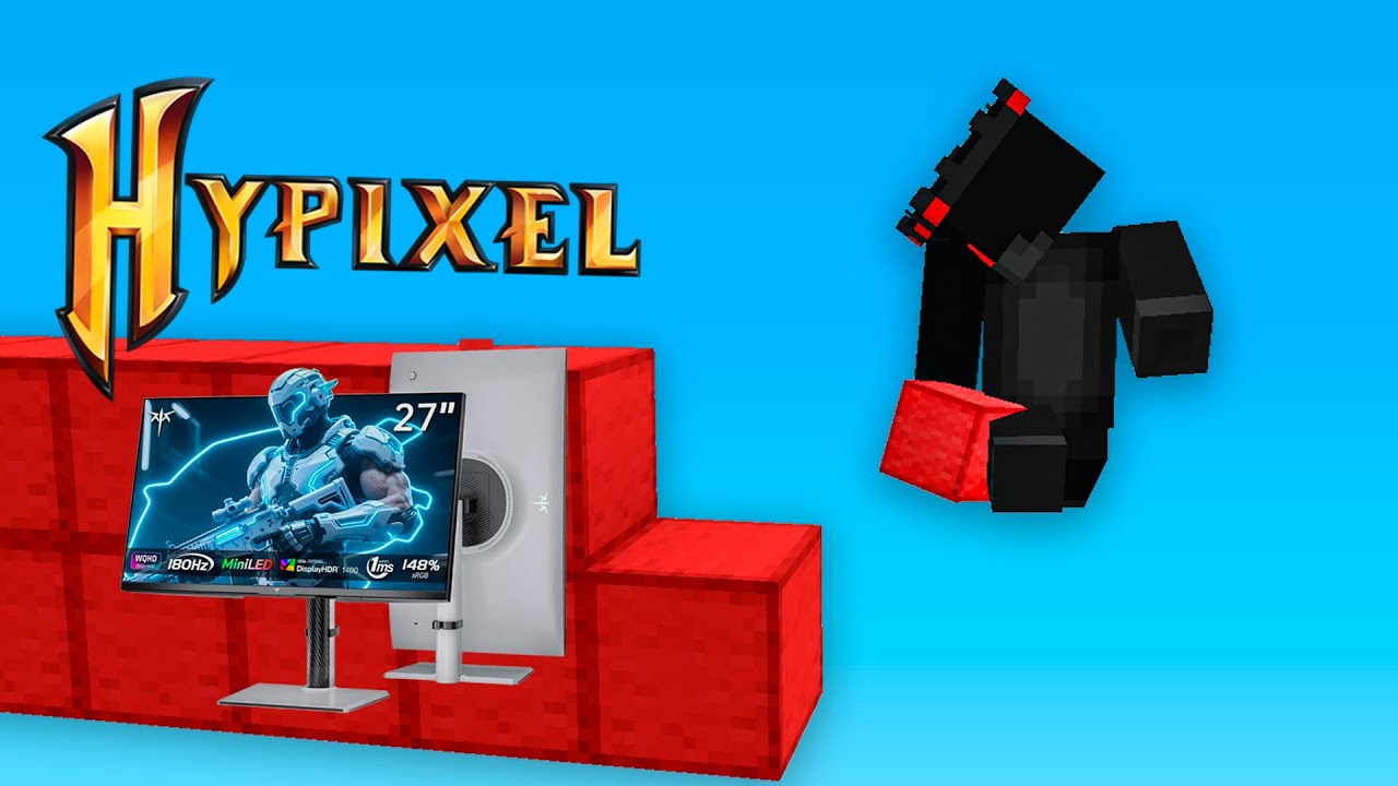 VOLVÍ a HACER TELLYBRIDGE EN HYPIXEL | MONITOR KTC M27T6