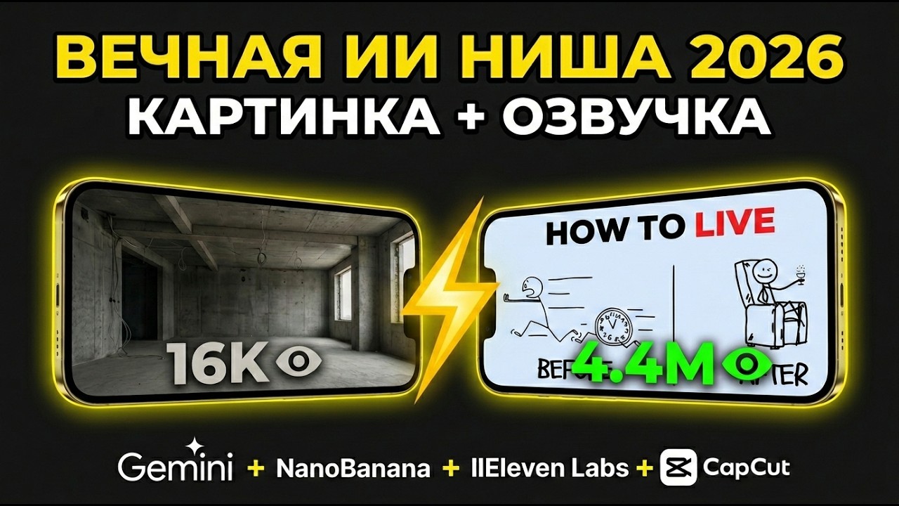 Как я ДЕЛАЮ ВИРУСНЫЕ ИИ видео про саморазвитие в нейросетях