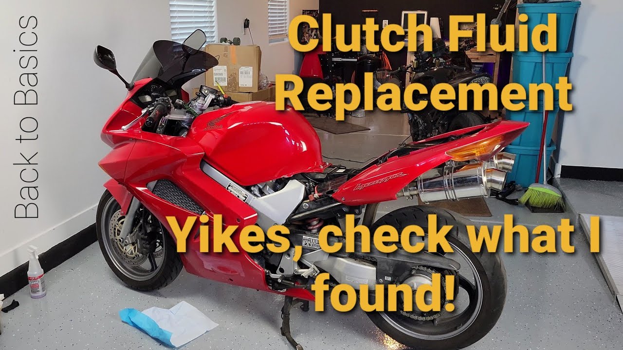 Back To Basics: How to replace the clutch fluid (VFR800)