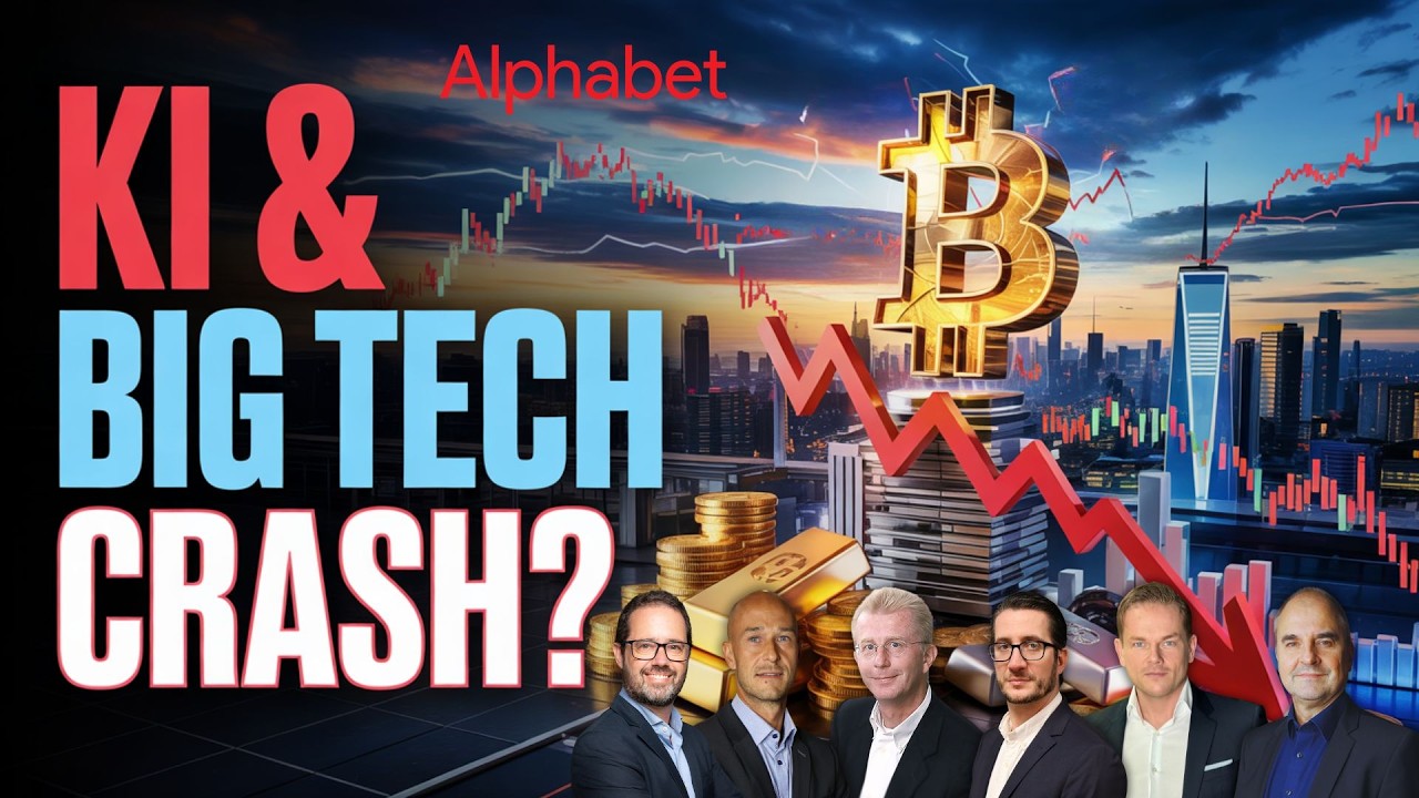M&auml;rkte stark unter Druck - Bitcoin, Alphabet, Nasdaq 100, Palantir, Amazon, &Ouml;L , Silber und Gold