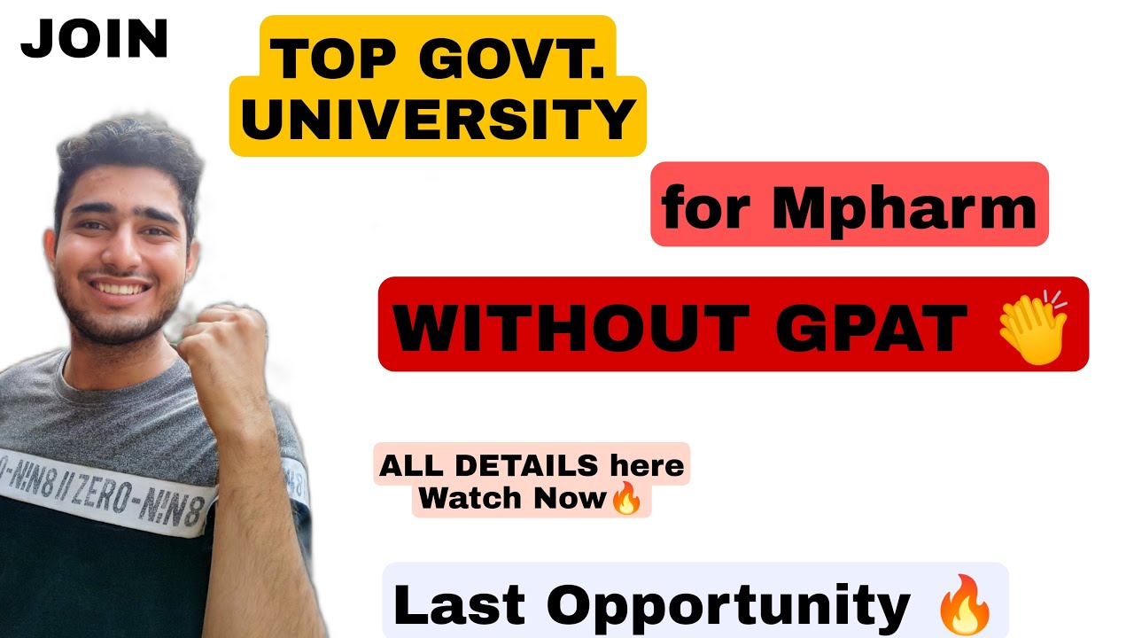 Mpharma without gpat | cucet exam for m pharmacy |  gpat not qualified what to do | beingnagar