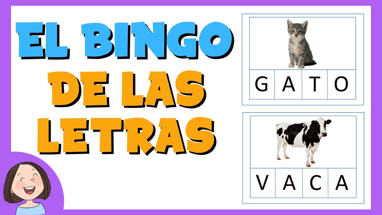 El bingo de las letras | Juego de lectoescritura.