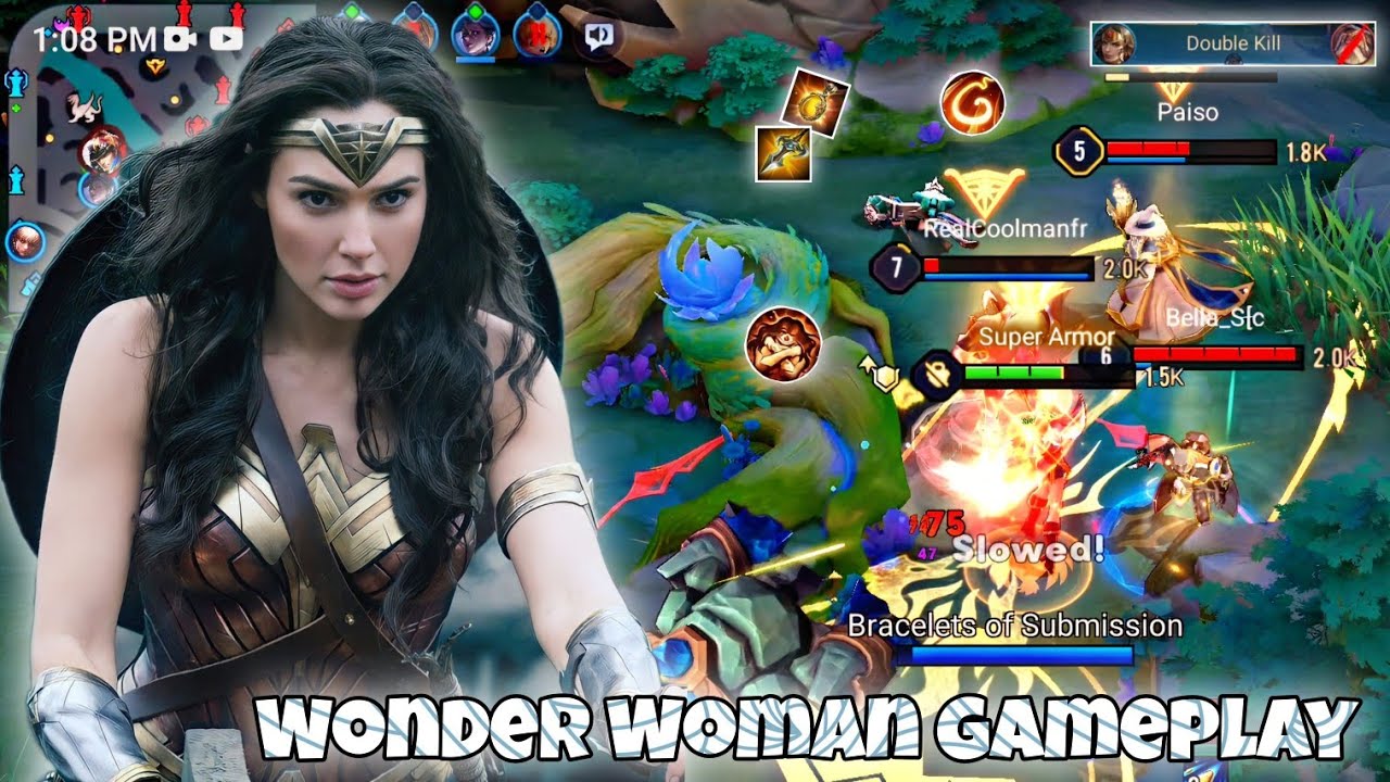 Wonder Woman Slayer Lane Pro Gameplay | Arena of Valor Liên Quân mobile CoT