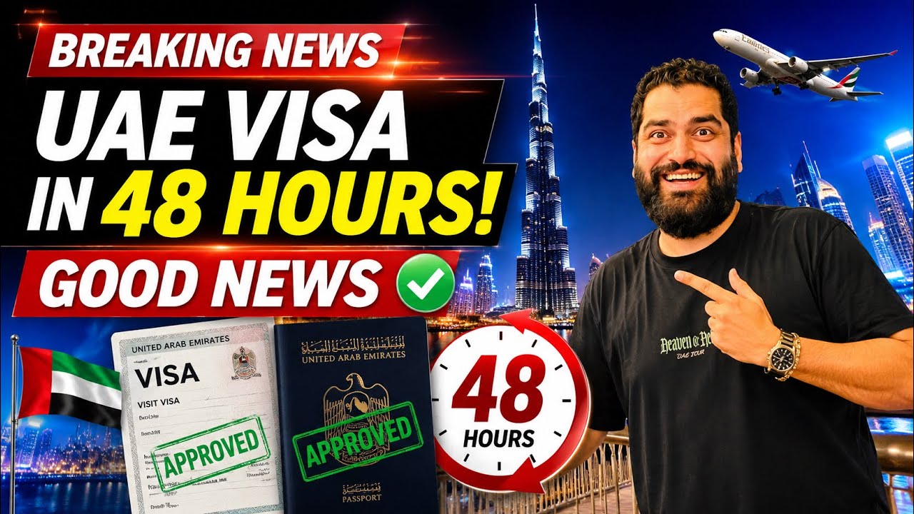 UAE Visit Visa in 48 Hours! Good News for Dubai Travelers 🇦🇪 | Full Application Process 2026