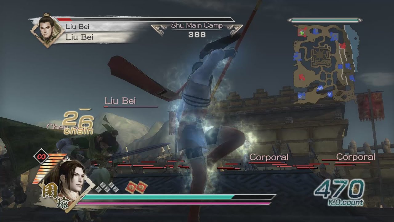 Dynasty Warriors 6 - Zhou Yu Free Mode - Chaos Difficulty - Battle of Yi Ling