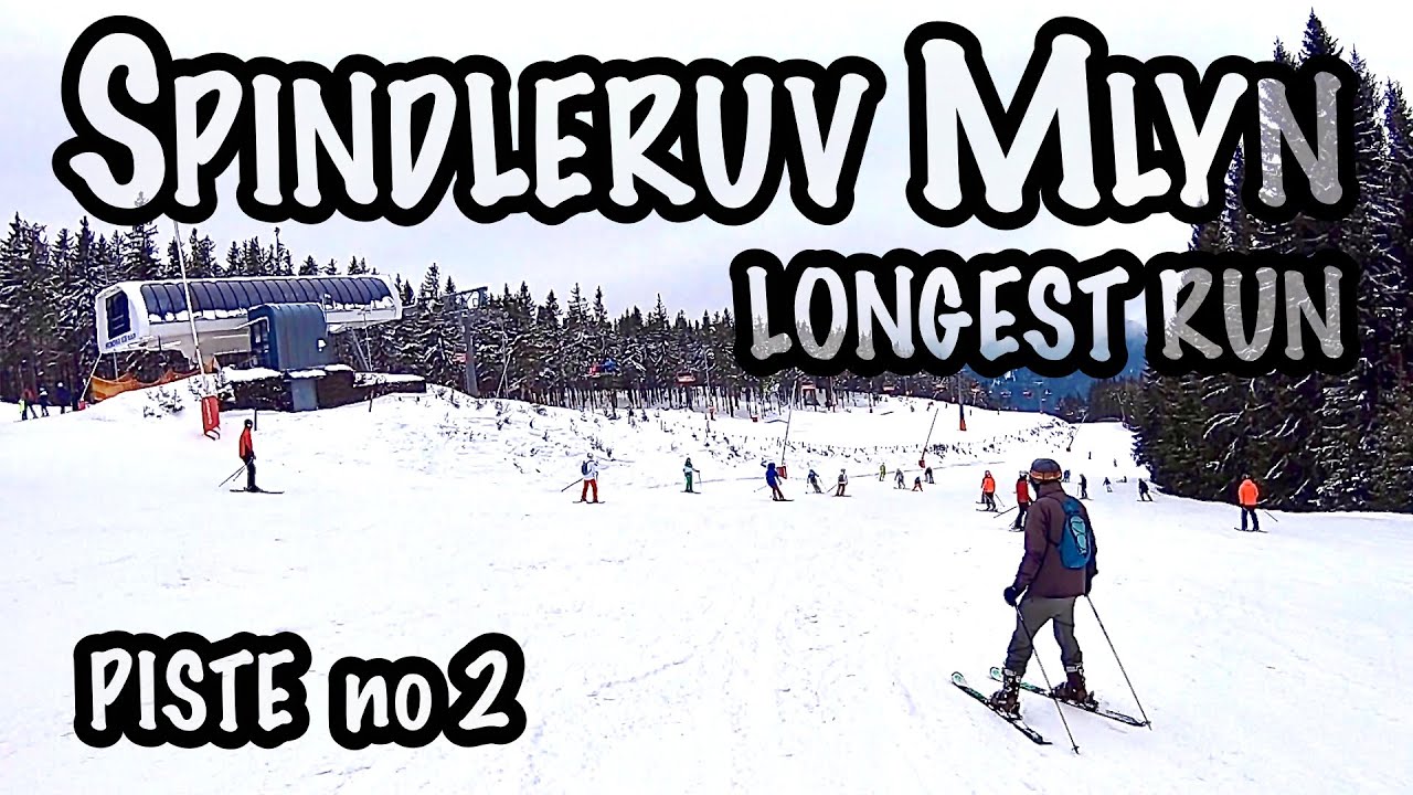 Špindlerův Mlýn | Longest Run | Blue no 2 | Snowboard