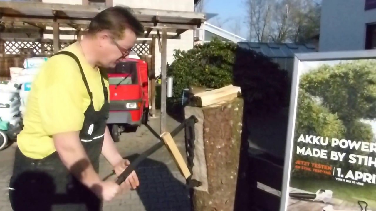 Flint Spanmesser zum Spalten von Ansch&uuml;rrholz
