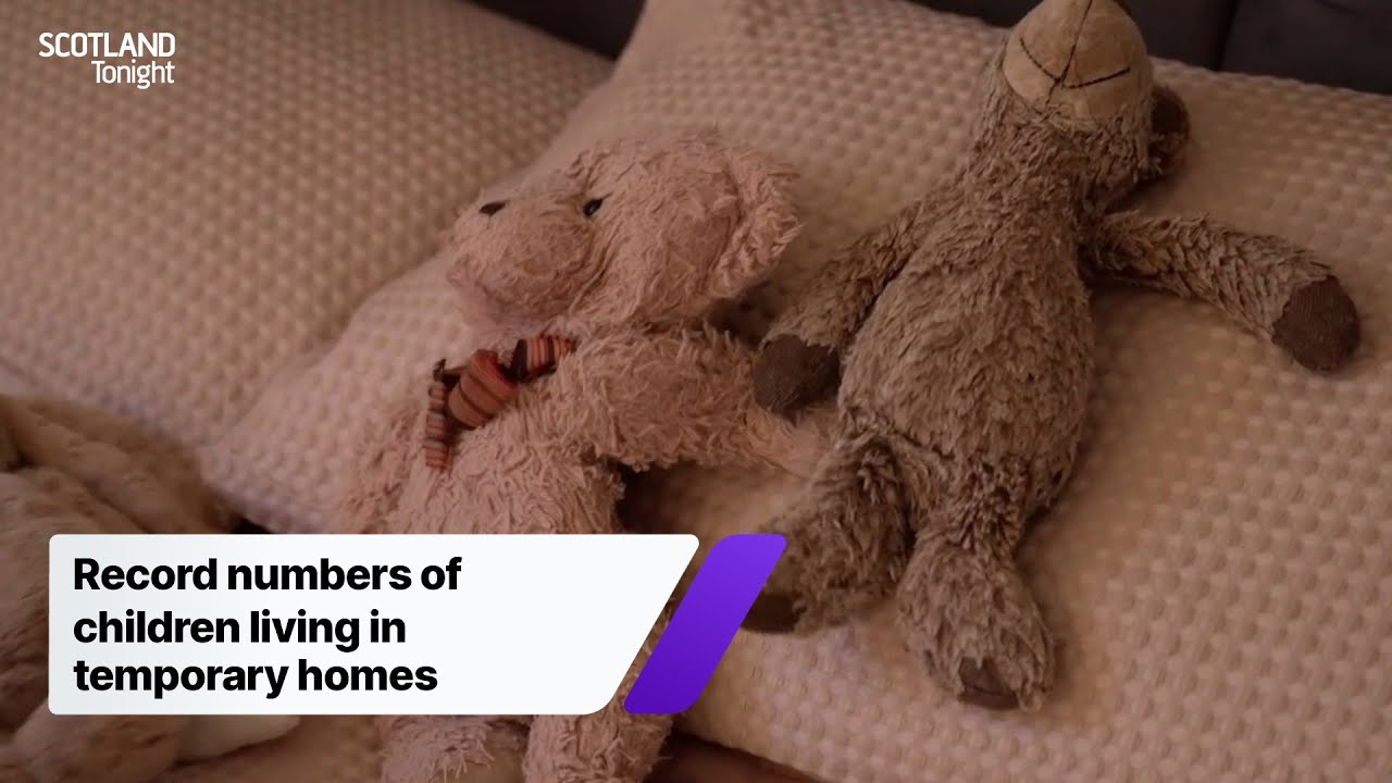 Why is the number of children living in temporary accomodation increasing?