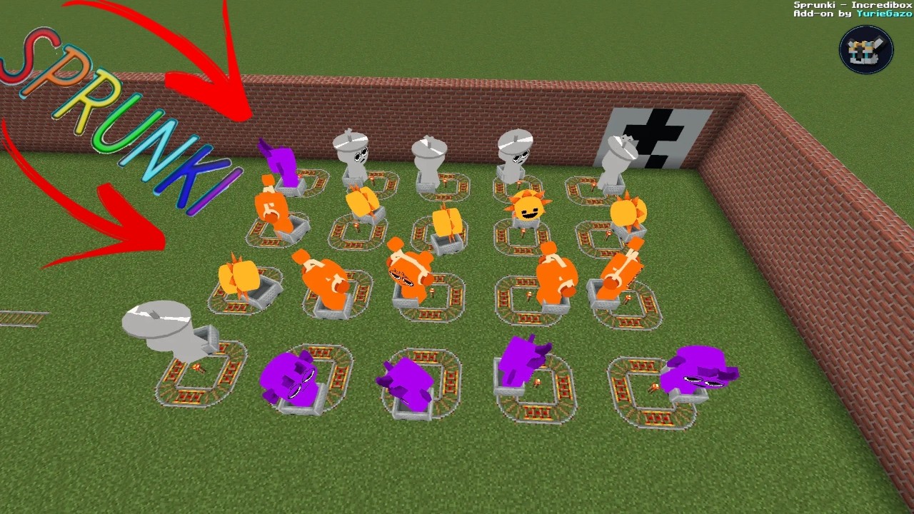 I built a big roller coaster, and Sprunki rode it. It was fast and fun.