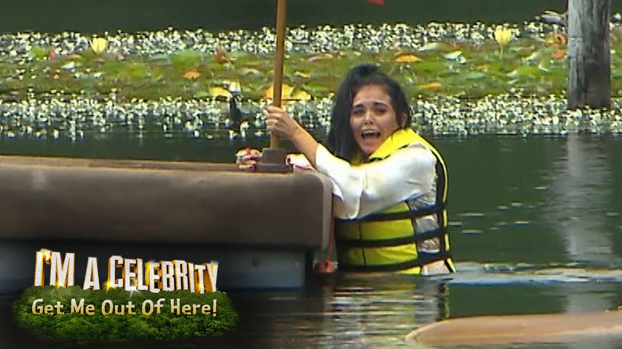 Larry Lamb Rescues Scarlett Moffatt From Sinking | I'm A Celebrity... Get Me Out Of Here!
