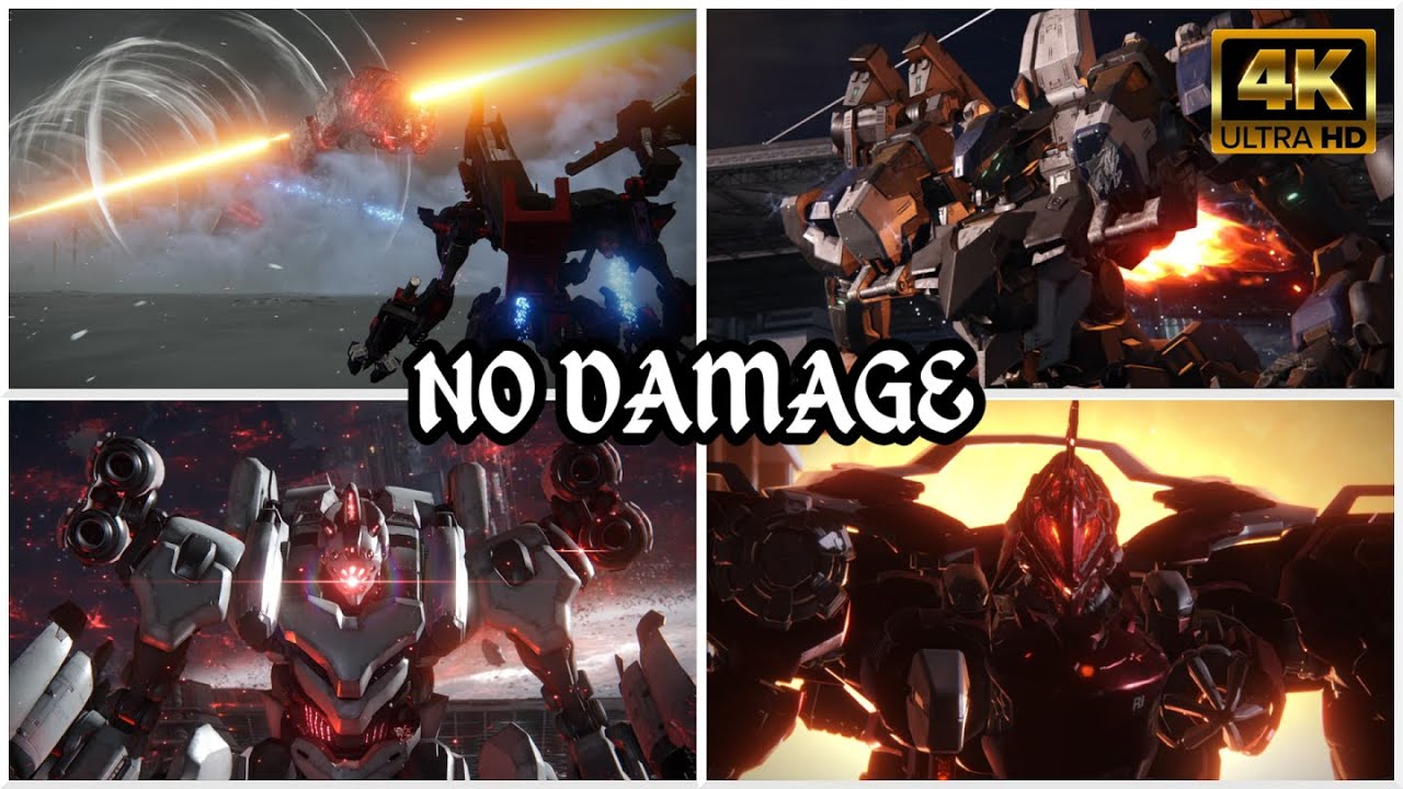 Armored Core 6 | Bosses (NO DAMAGE) [4K]