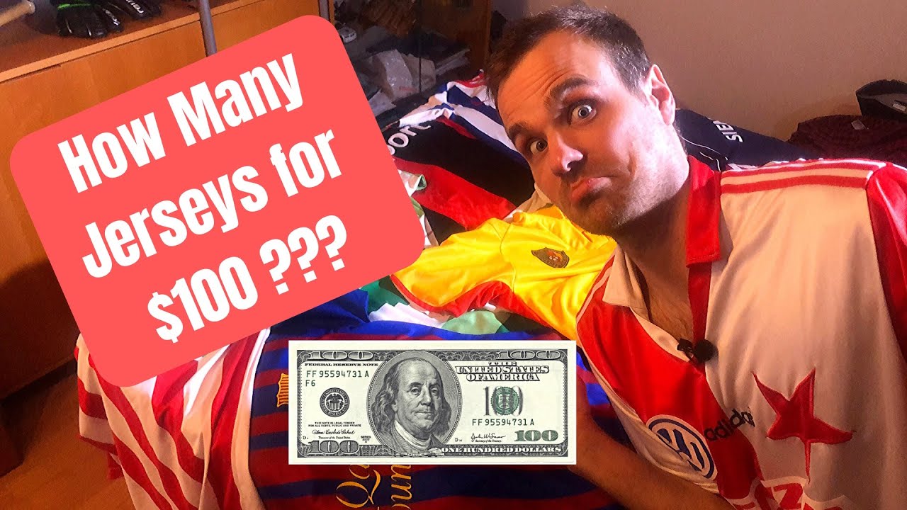 How Many Football Shirts Can You Buy For $100? The Soccer Jersey Thrift Shopping Challenge!