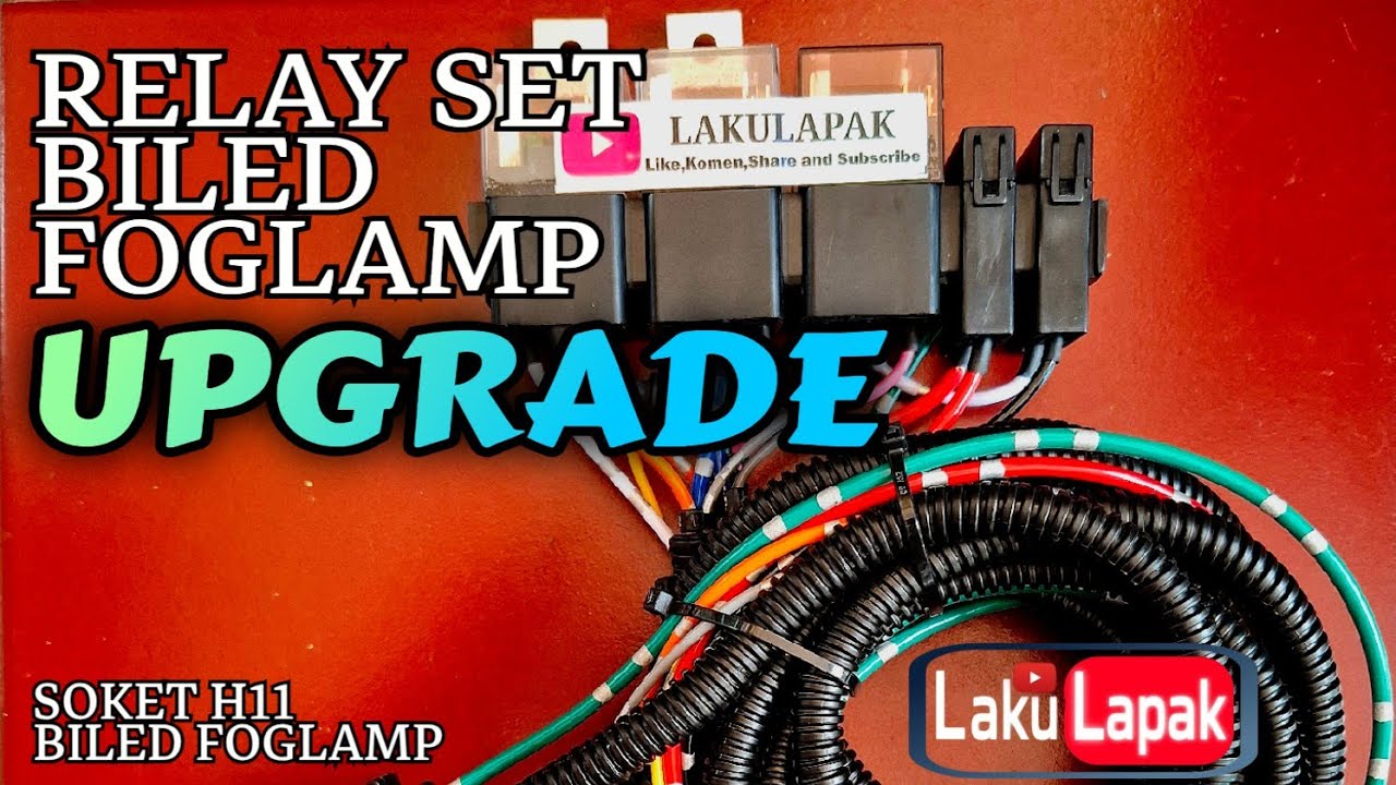 Relay Set Biled Foglamp UPGRADE ( Demon devil dll AUTO OFF )
