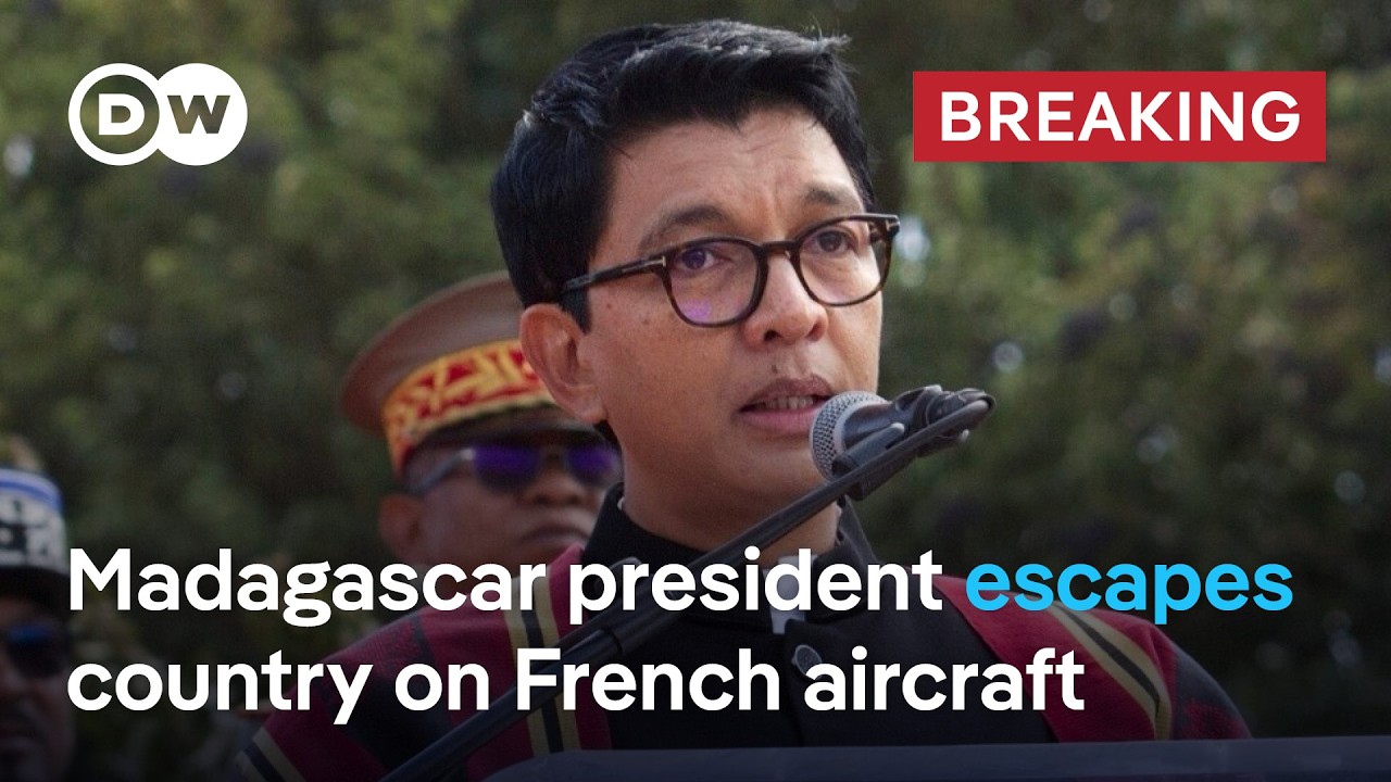 Madagascar's president flees country to a 'safe space' after alleged attempt on his life | DW News