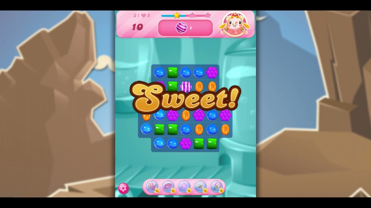 Candy Crush Saga Level 3 (Three) NO BOOSTERS