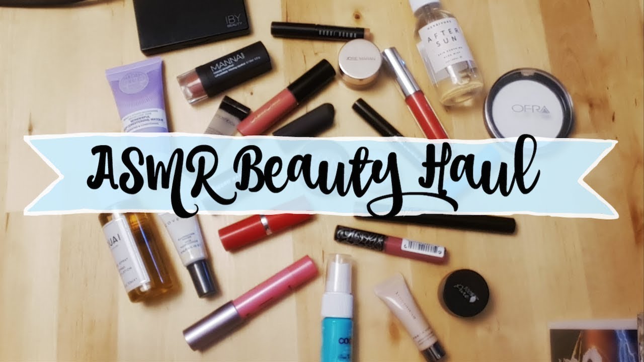ASMR | HUGE MAKEUP HAUL! [whispered]