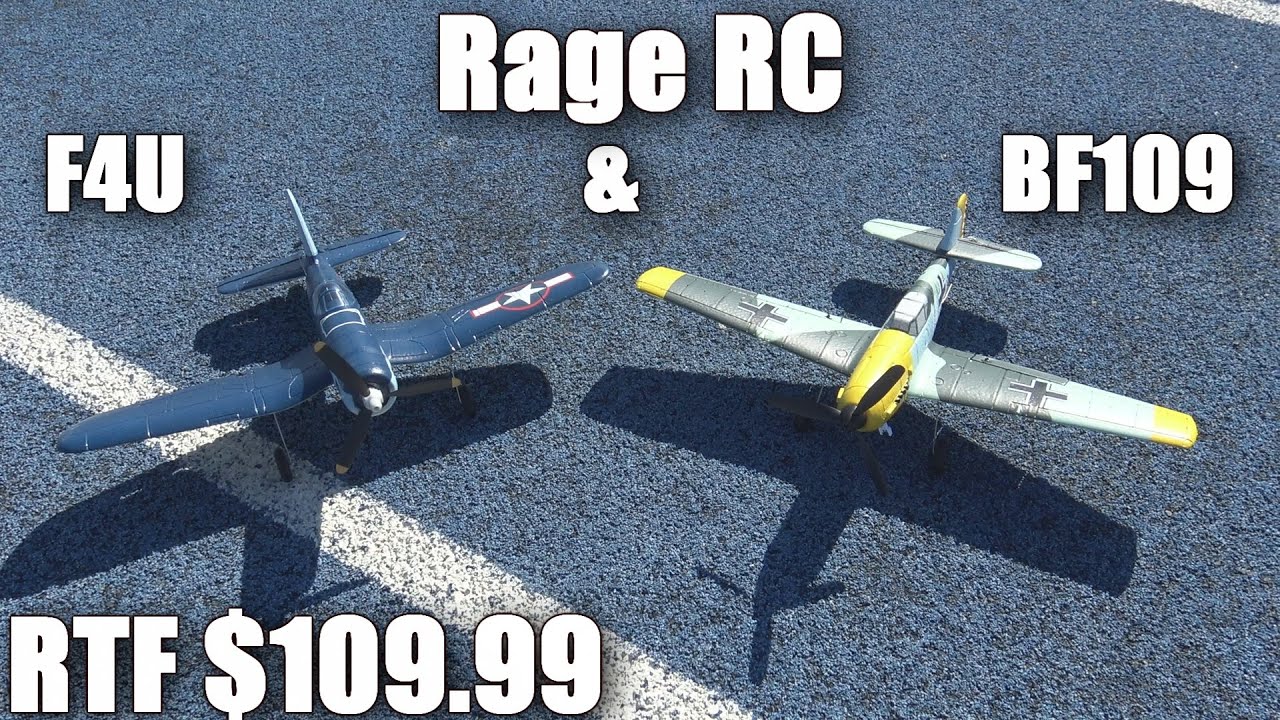 Rage RC: Micro warbird series F4U & BF109 [Review]