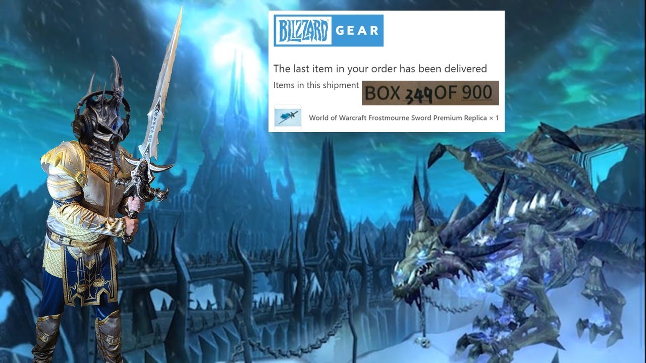 Unboxing Frostmourne - Blizzard Gear Premium Replica 2023