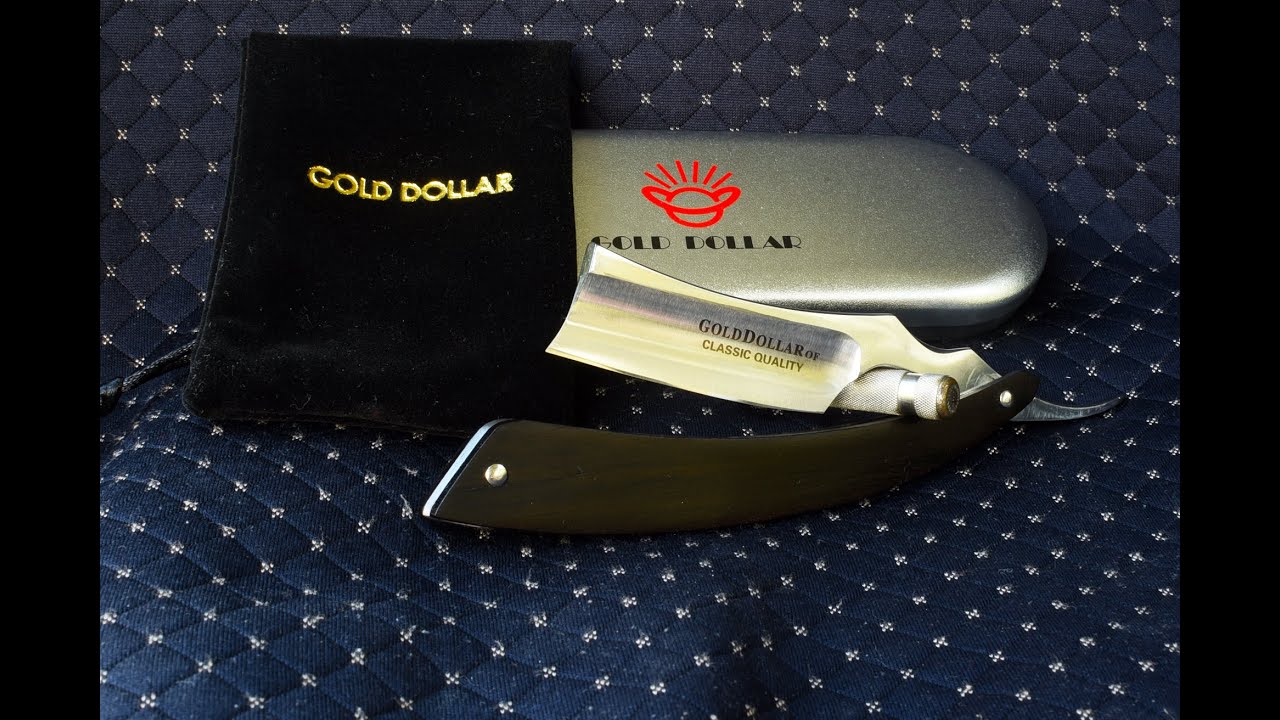 GOLD DOLLAR straight razor