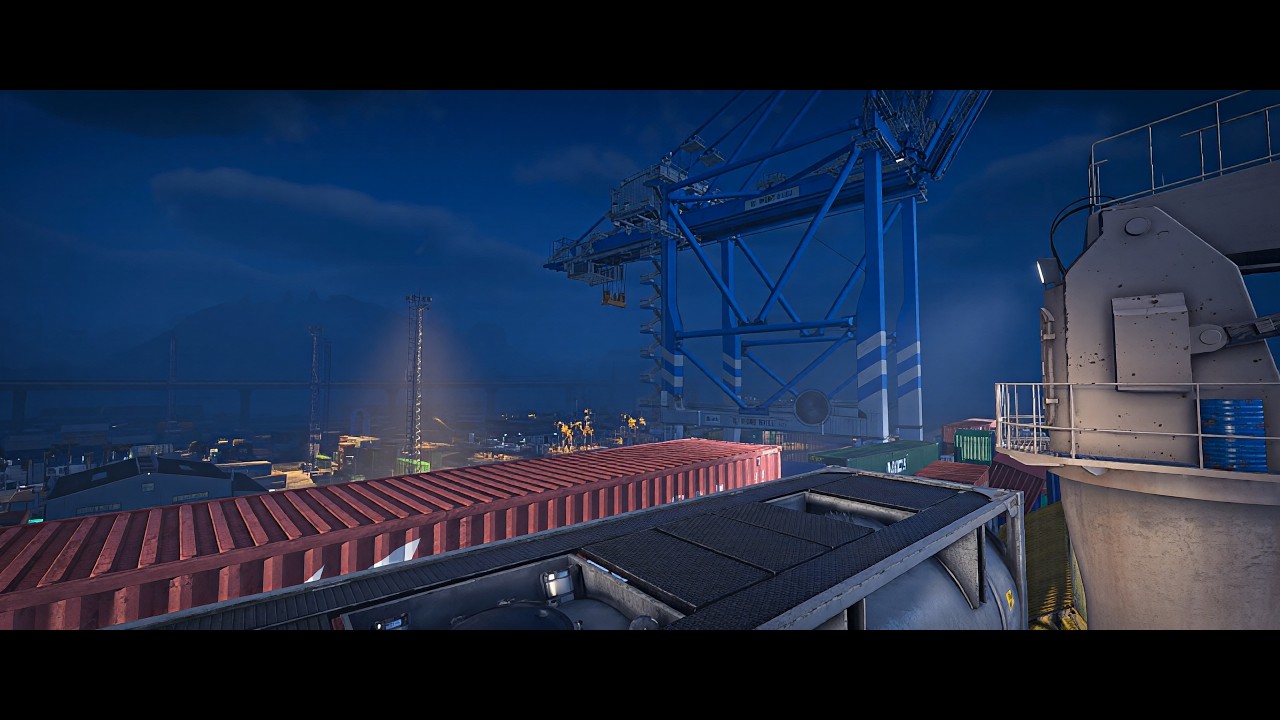 Gameplay Ship-to-Shore (STS) Crane - Docked