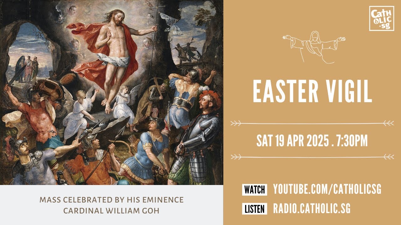 Easter Vigil Mass 2025 – Catholic Sunday Mass Today Live Online