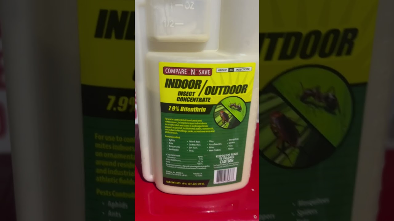 Indoor/Outdoor Pest Control w/ Bifenthrin #pestcontrol #lawns #insects #bifenthrin