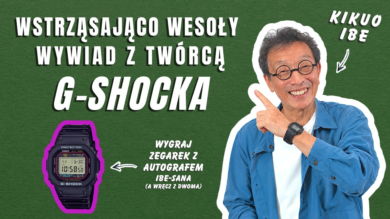 KIKUO IBE zdradza sekrety tworzenia pierwszego G-Shocka i m&oacute;wi o kolejnych projektach zegarkowych