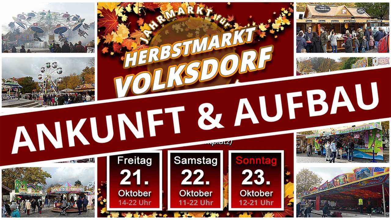 Ankunft+Aufbau Herbstmarkt Voksdorf 2022 | RFHH #108  [HD]