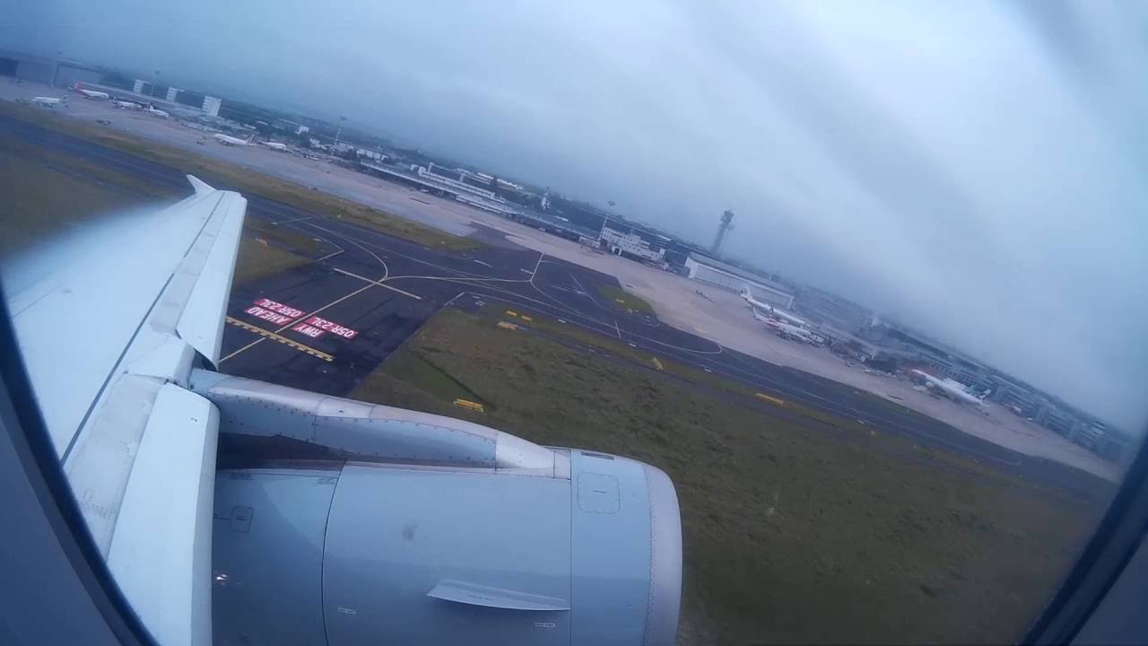Germanwings Airbus A319 D-AGWM Start vom Flughafen Düsseldorf