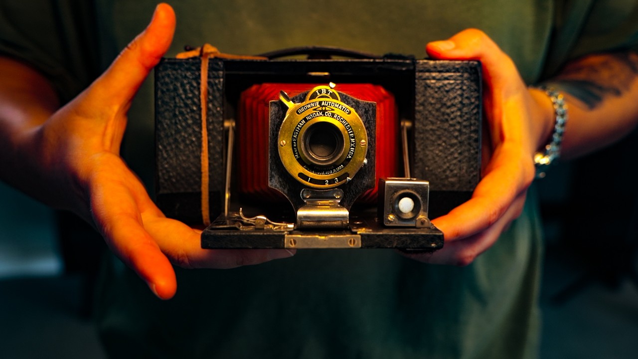 My Great-Grandfather's 115-year-old KODAK No2 Folding Pocket Brownie Camera