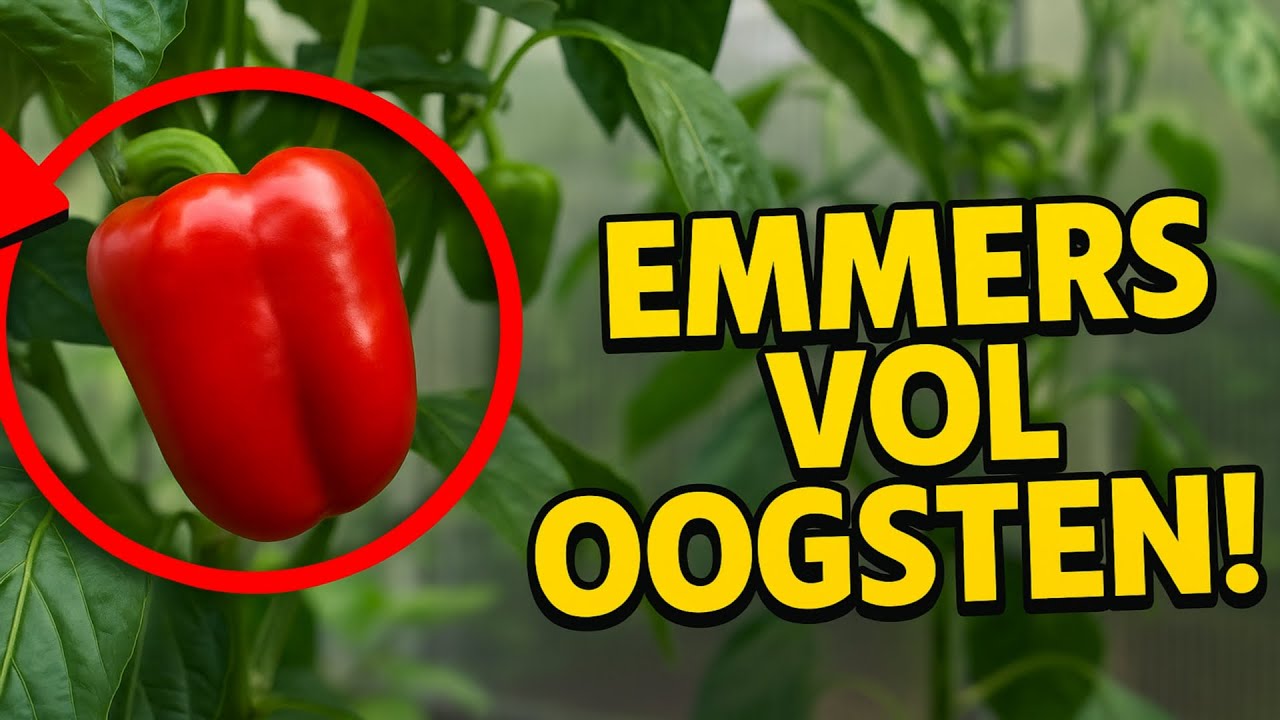 Mijn paprikaplanten bleven leeg, totdat ik DIT probeerde. Nu oogst ik emmers vol! 🏆