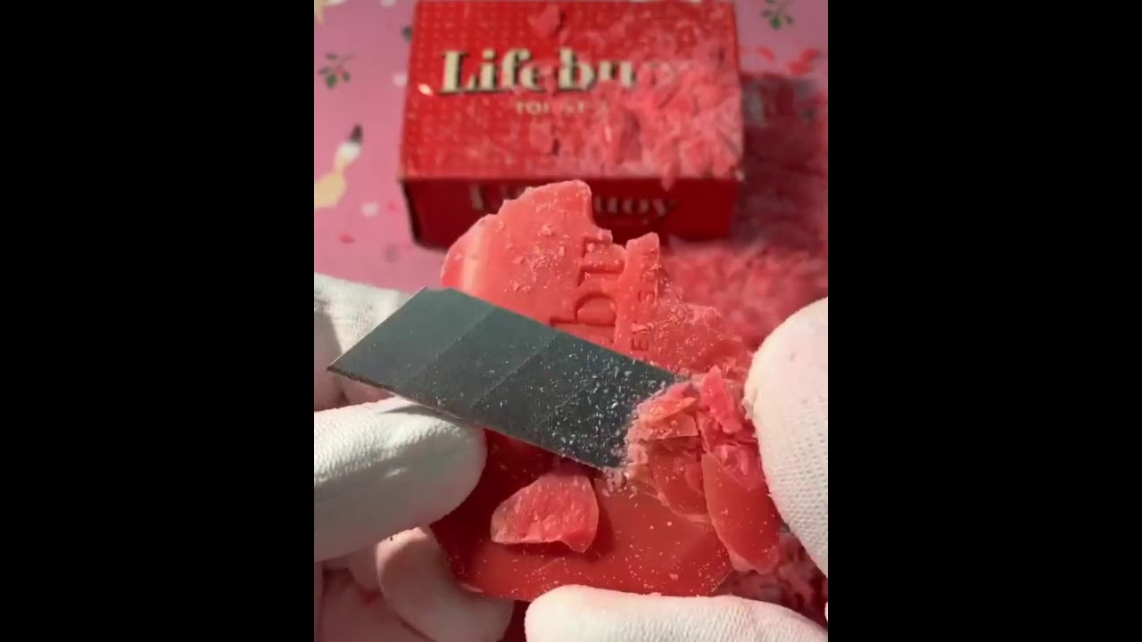 ASMR/Vintage Soap Compilation/dry crunchy soap cutting /vintage soap series #1