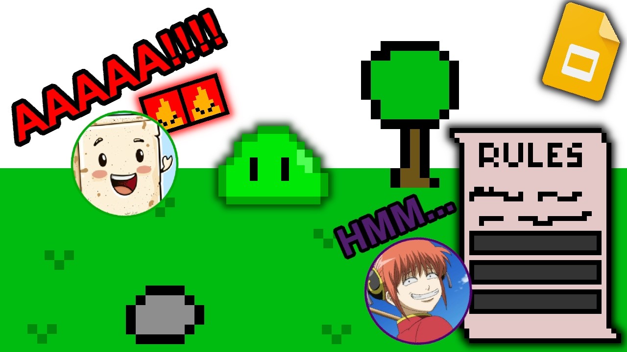 PLAYERS FIGHT MONSTERS WITH BLOCKS?! | RPG in Google Slides
