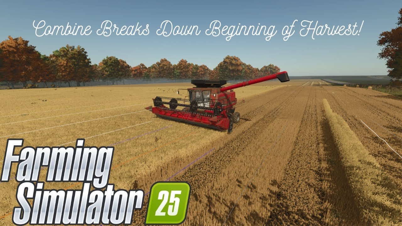 When Your Combine Fails at the Worst Possible Moment l Farming Simulator 25