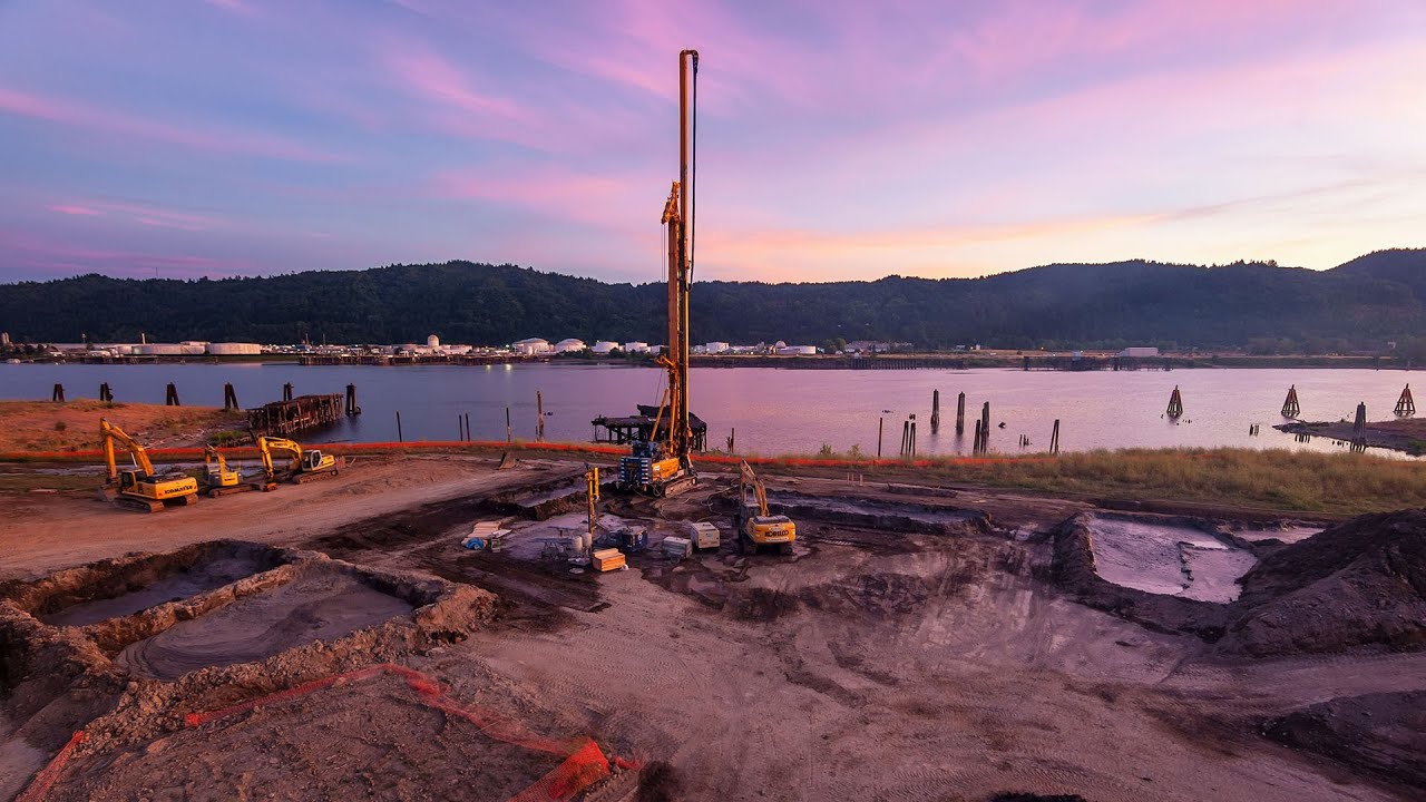 Keller NA: Franz River Campus, deep soil mixing and ground prep for college campus expansion.