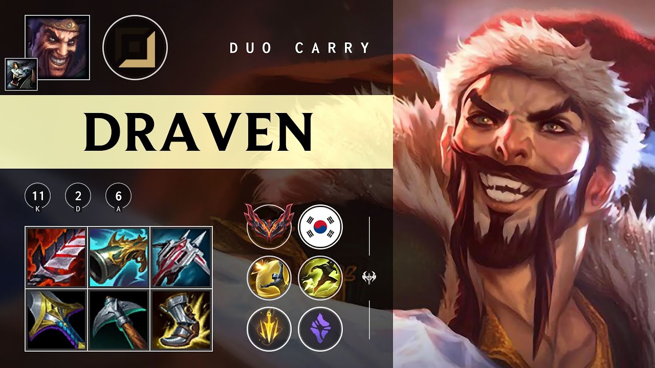 Draven ADC vs Sivir - KR Grandmaster Patch 25.22