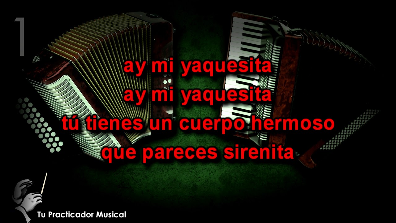 La Yaquesita | pistas norteñas sin Acordeón para practicar | Sol/G
