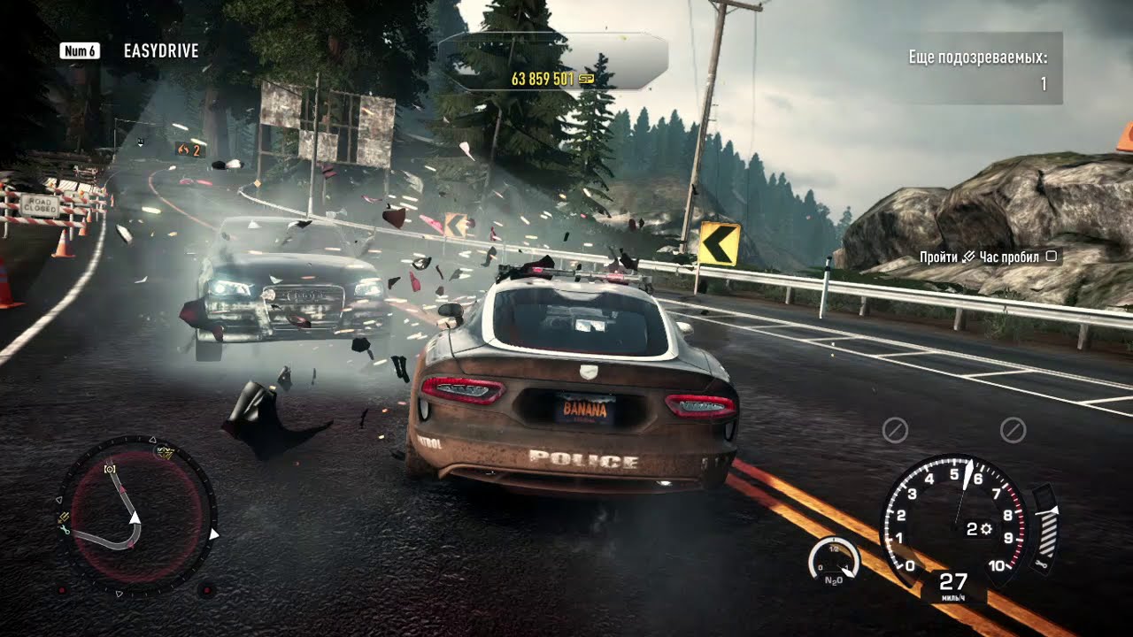Need For Speed Rivals | SRT Viper GTS - Test on Police