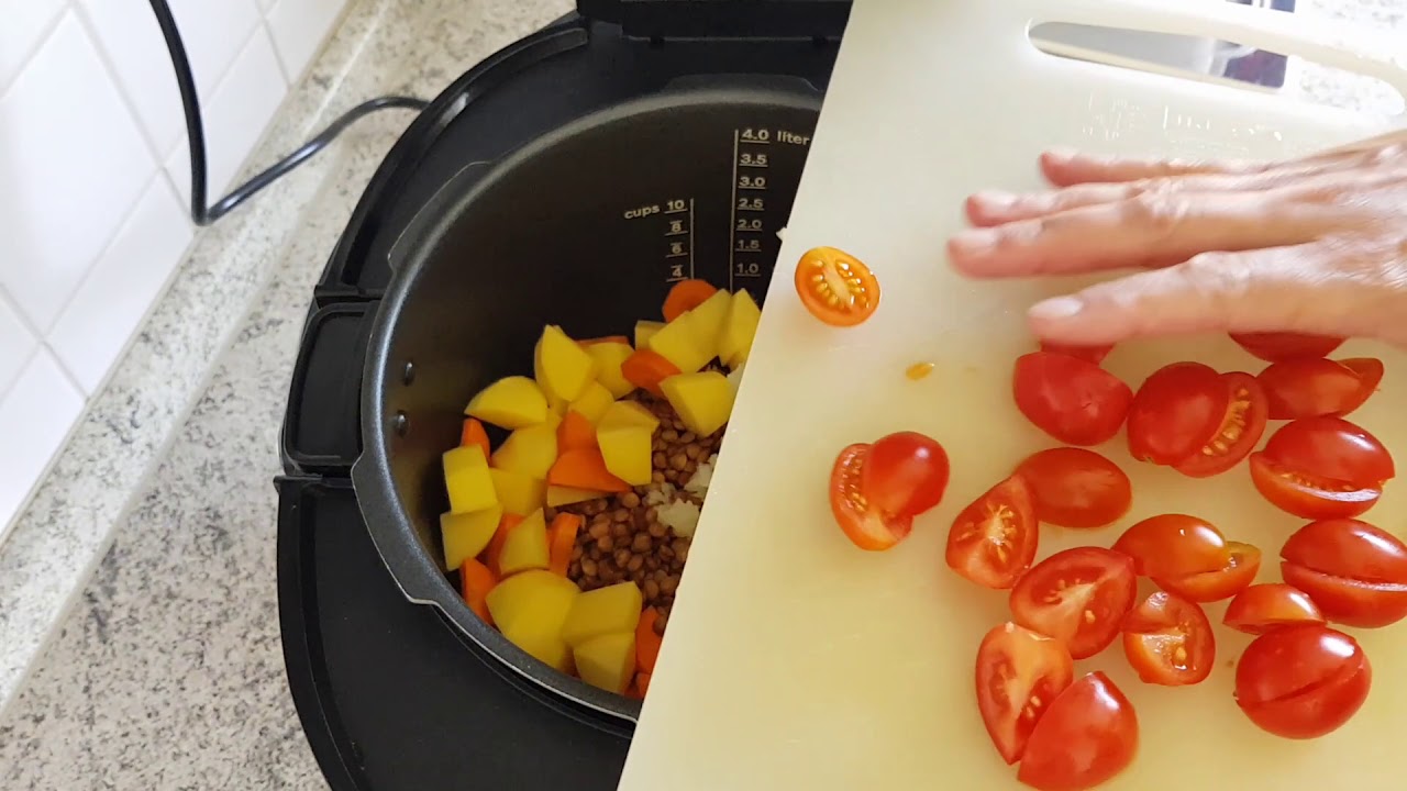 Kochen mit dem Autocook Pro** (16): Linseneintopf