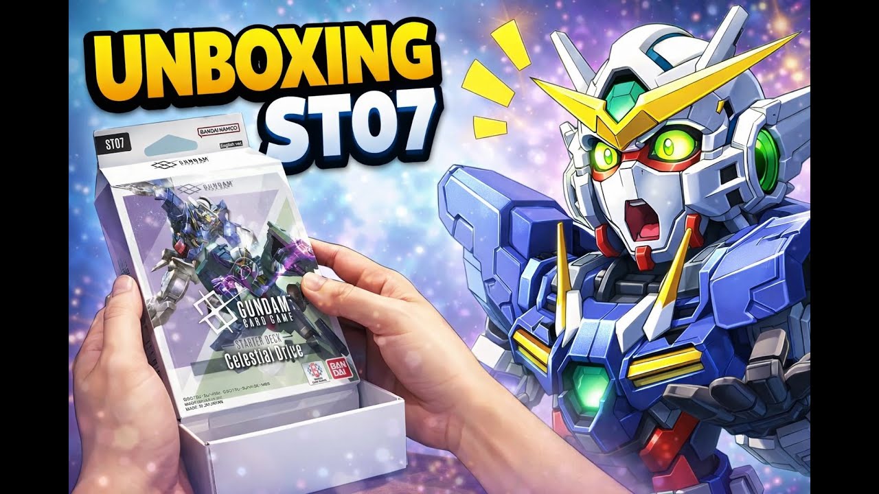 ¡ABRIMOS los STARTER DECKS ST07 del GUNDAM CARD GAME! + Review Celestial Drive[ST07]