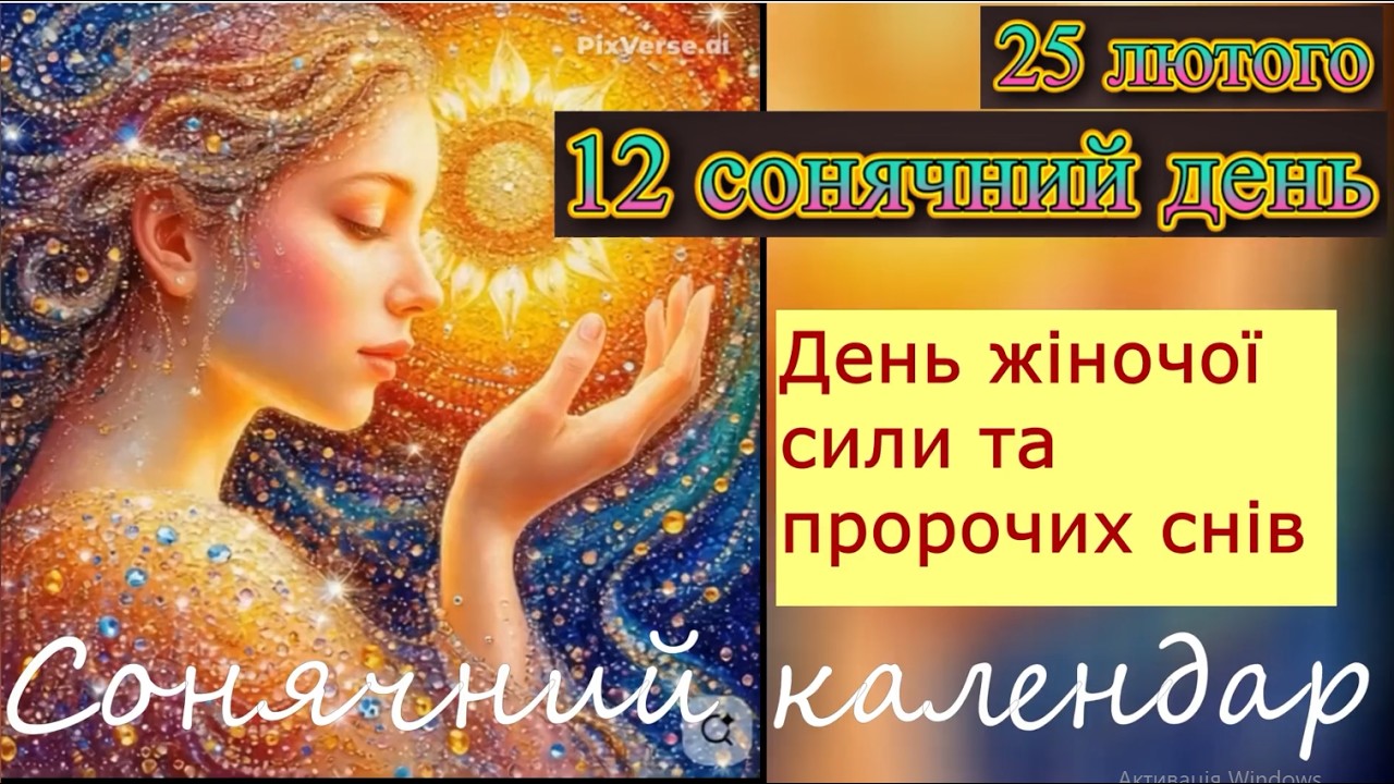 25 лютого Якщо сьогодні важко — це не випадково. 12 сонячний день