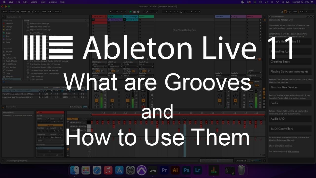 Что такое грувы и как их использовать | Ableton Live 11