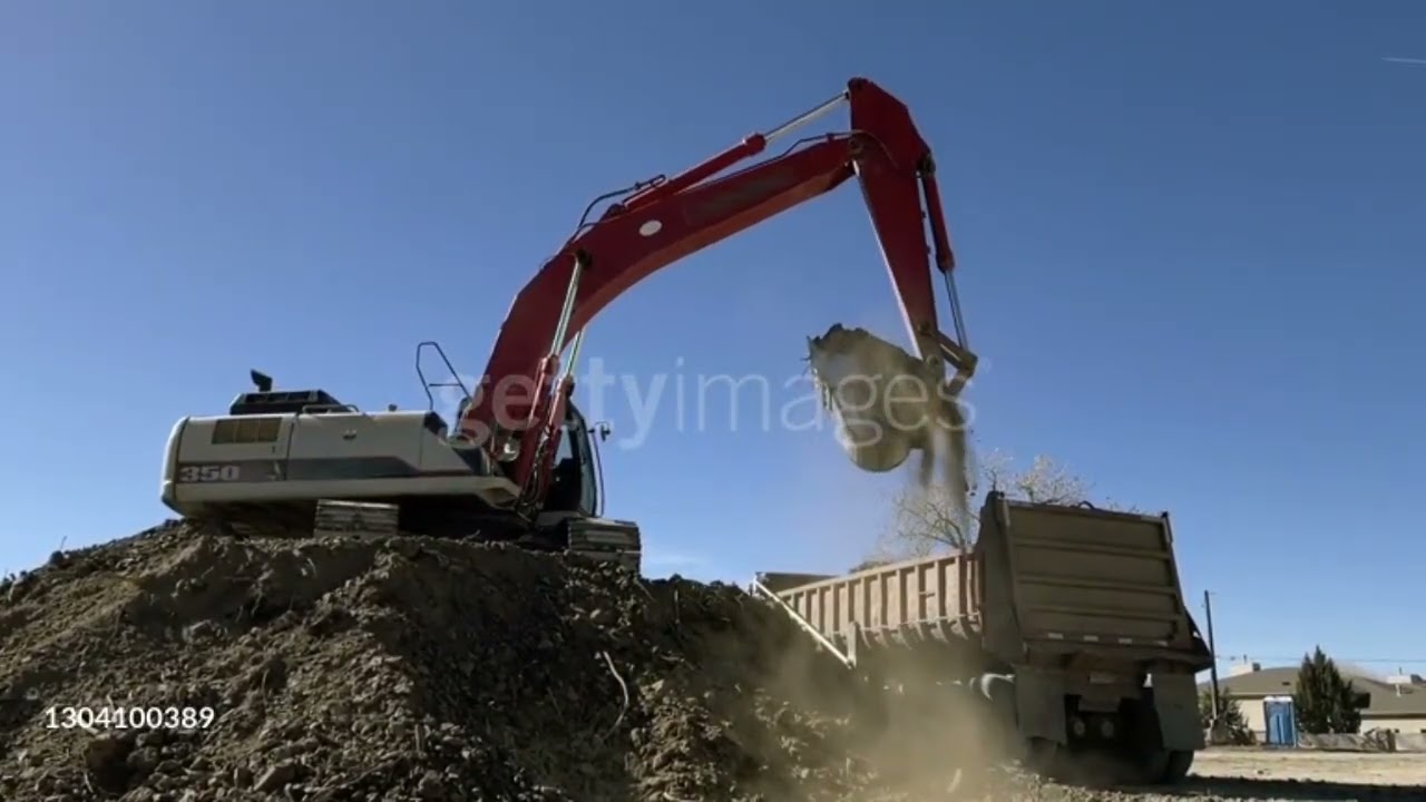 JCB working 