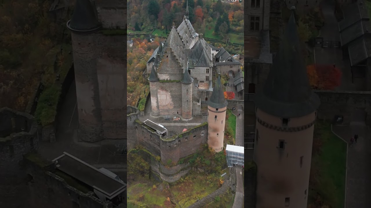 Vianden Castle &ndash; A Medieval Giant in Luxembourg 🇱🇺 #shorts